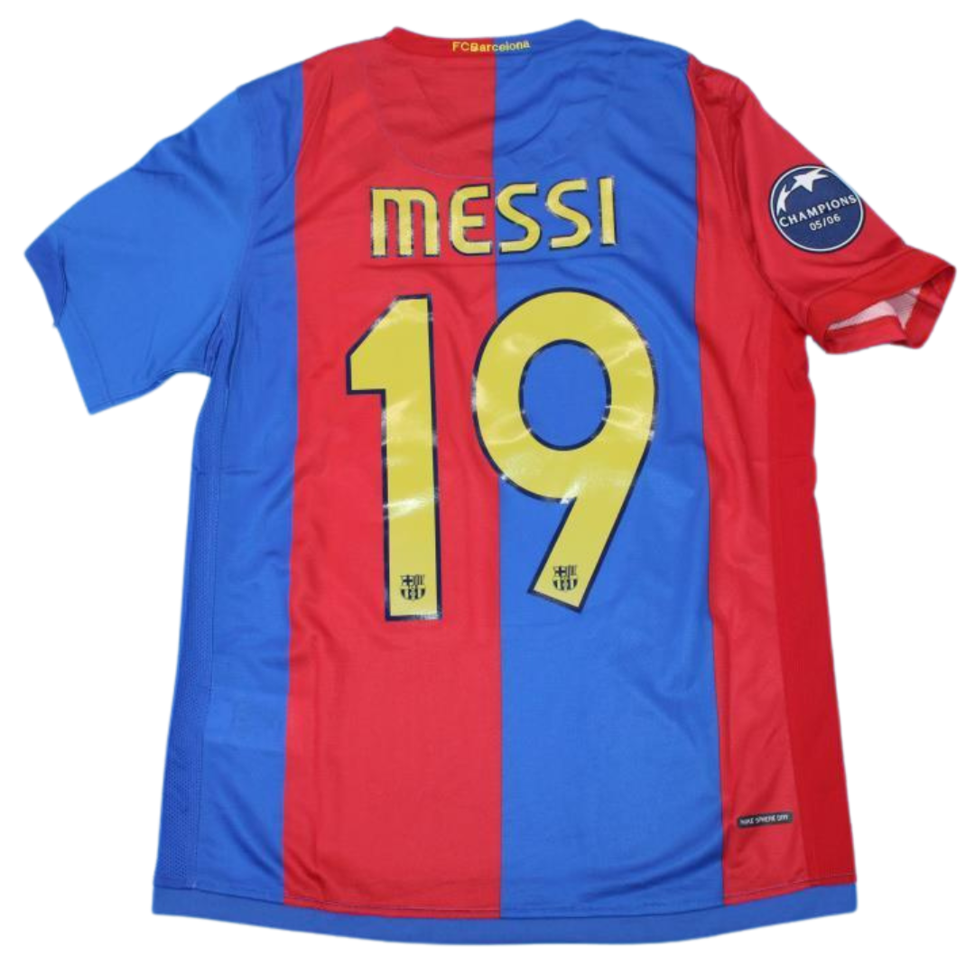 Camisa Barcelona Home 06/07 - Versão Retrô "Messi" Nº 19