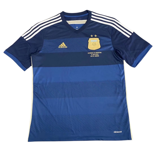 Camisa Retrô Argentina Away Copa do Mundo Finale Versão 2014