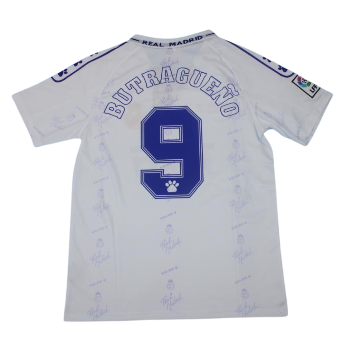 Camisa Real Madrid Home 94/96 - Versão Retrô "Butragueño" Nº 9