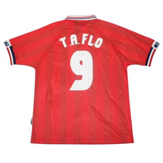 Camisa Noruega Home 98/99 - Versão Retrô "T.A. Flo" N° 9