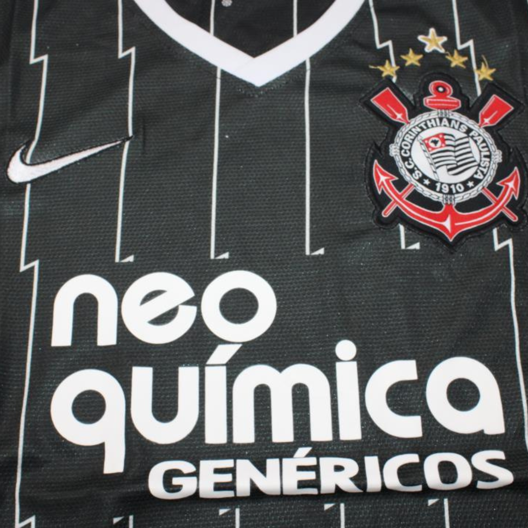 Camisa Corinthians Away 11/12 - Versão Retrô "Foca" Nº 8