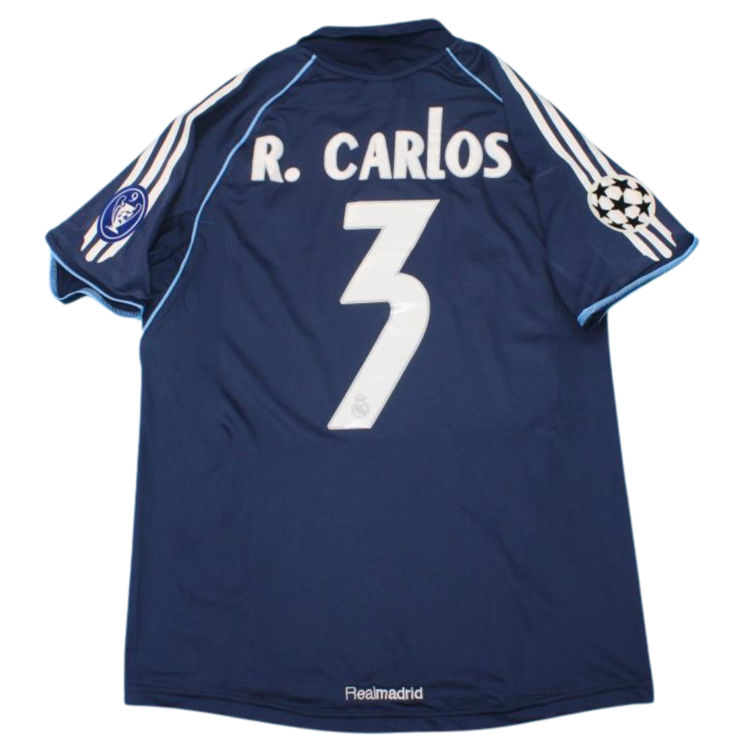 Camisa Real Madrid Away 05/06 - Versão Retrô "R.Carlos" Nº 3