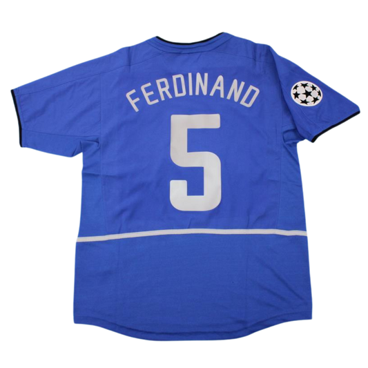 Camisa Manchester United Away 02/03 - Versão Retrô "Ferdinand" Nº 5