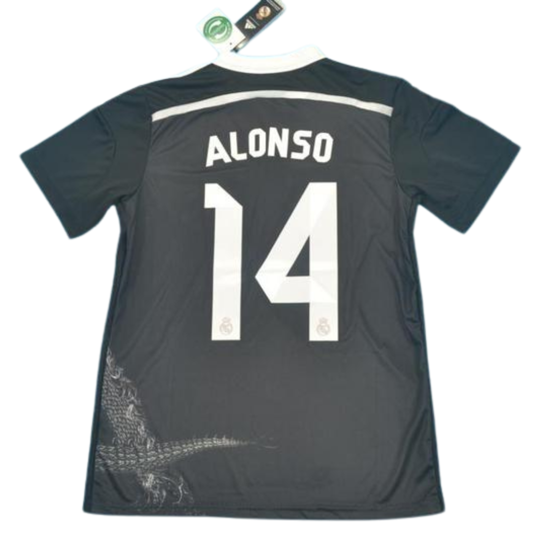 Camisa Real Madrid Third Away 14/15 - Versão Retrô "Alonso" Nº 14