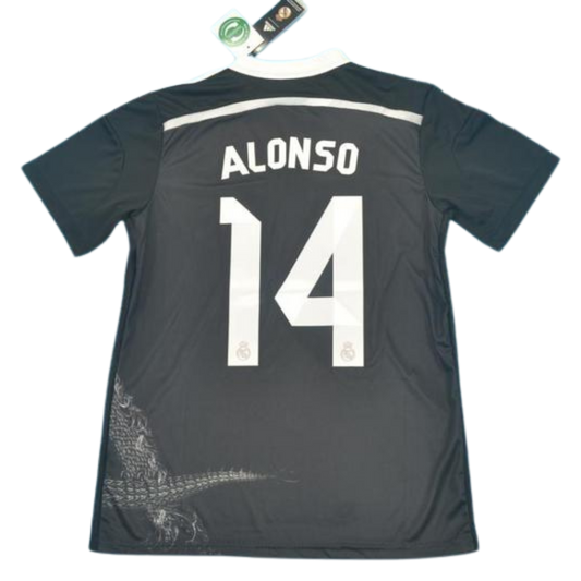 Camisa Real Madrid Third Away 14/15 - Versão Retrô "Alonso" Nº 14