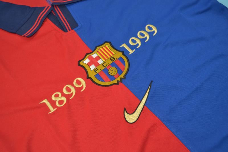 Camisa Barcelona Manga Longa Home 98/99 - Versão Retrô