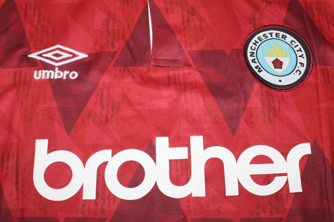 Camisa Manchester City Away 1991 - Versão Retrô