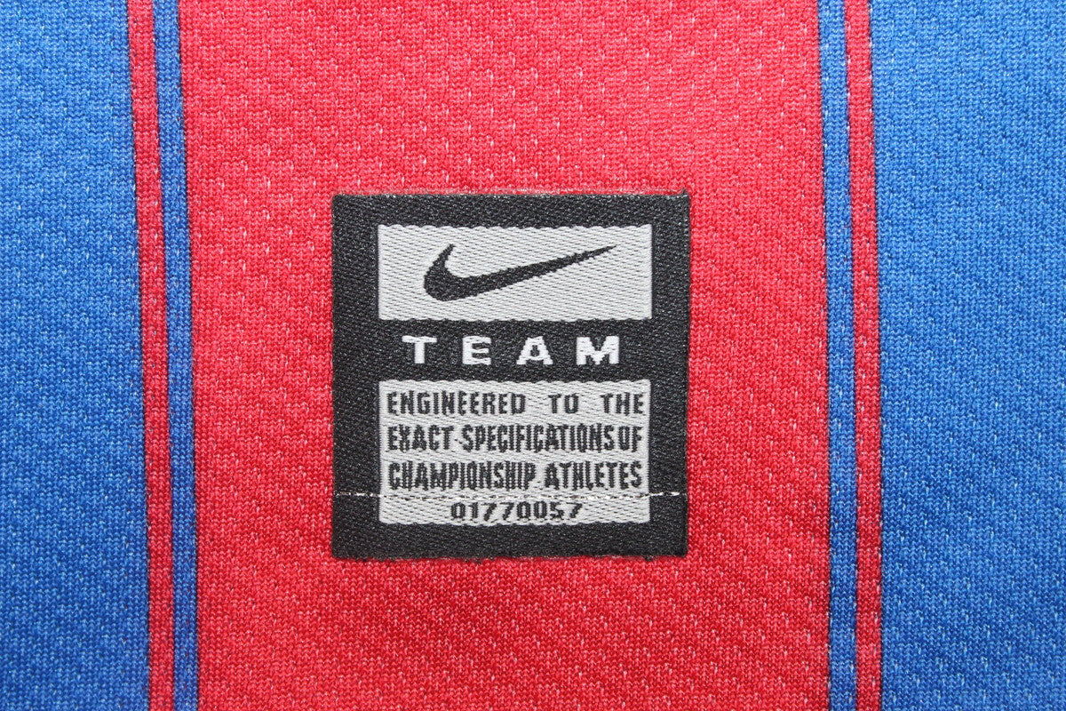Camisa Barcelona Manga Longa Home 09/10 - Versão Retrô