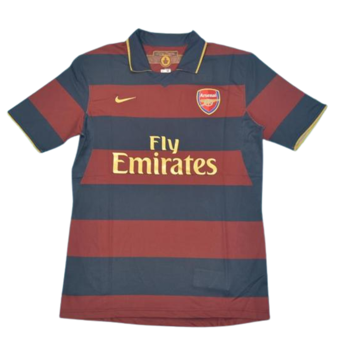 Camisa Arsenal Away 07/08 - Versão Retrô "Bergkamp" Nº 10
