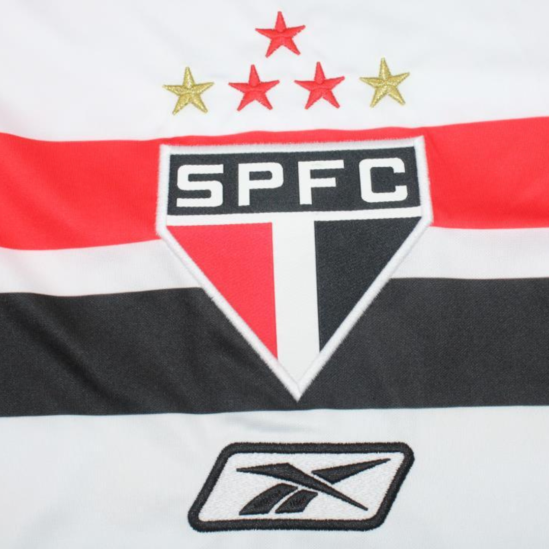 Camisa São Paulo Home 06/07 - Versão Retrô "Souza" Nº 10