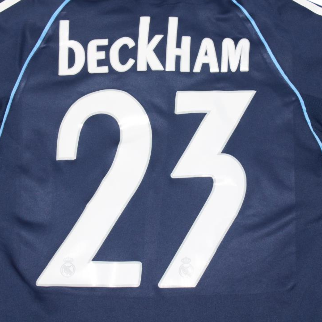 Camisa Real Madrid Away 05/06 - Versão Retrô "Beckham" Nº 23