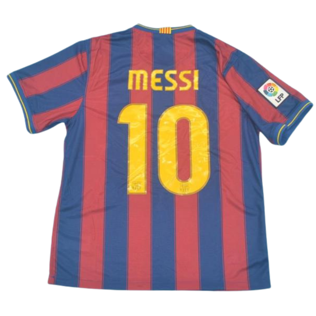 Camisa Barcelona Home 09/10 - Versão Retrô "Messi" Nº 10