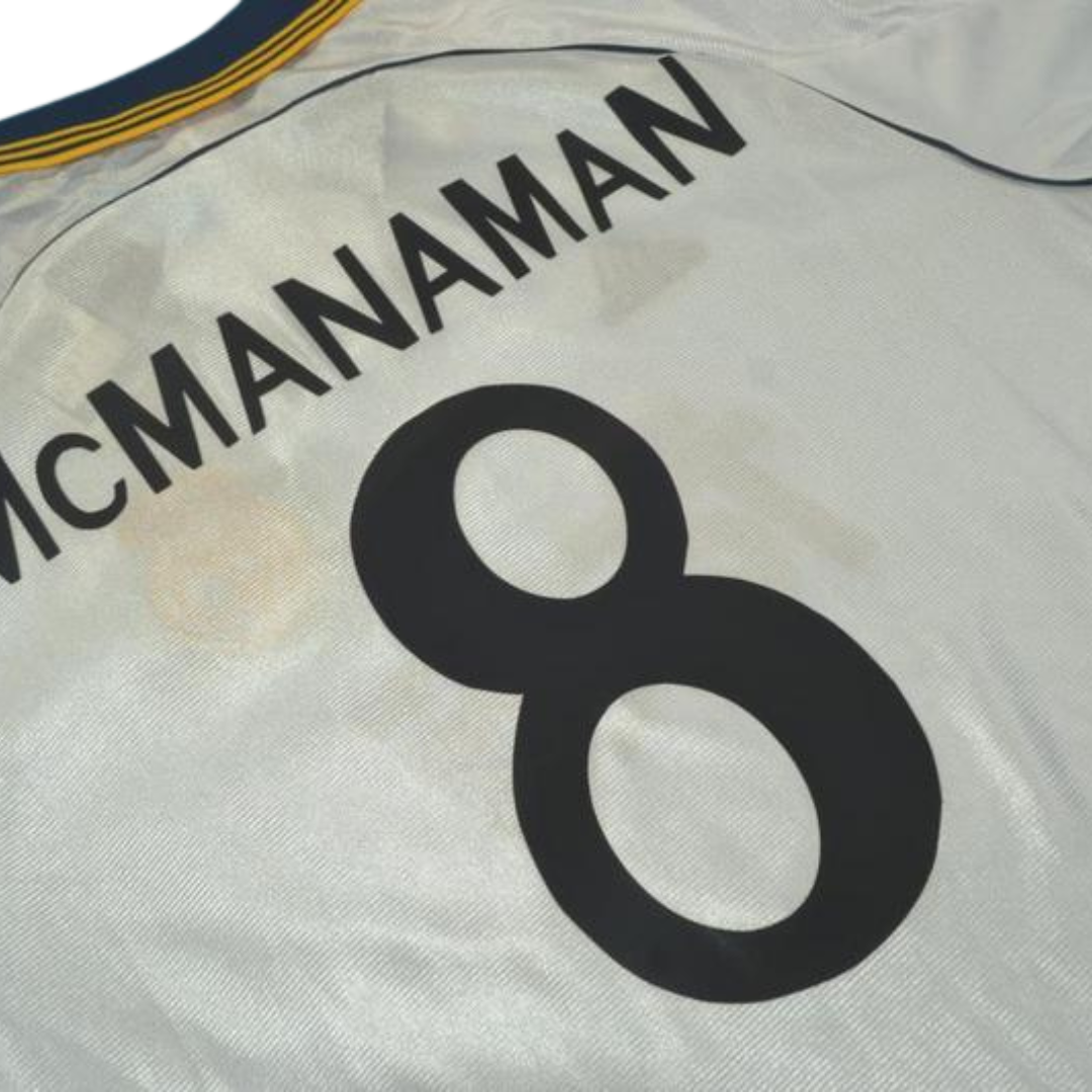 Camisa Real Madrid Home 98/00 - Versão Retrô "McManaman" Nº 8