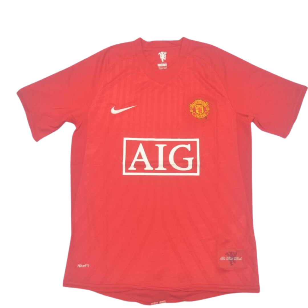 Camisa Manchester United Home 07/09 - Versão Retrô "Scholes" Nº 18