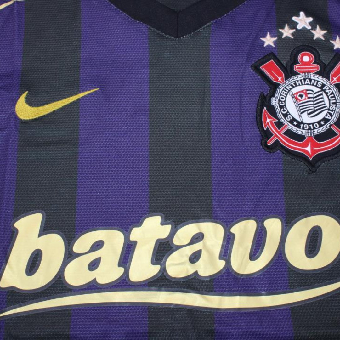Camisa Corinthians Third Away 09/10 - Versão Retrô "Ronaldo" Nº 9
