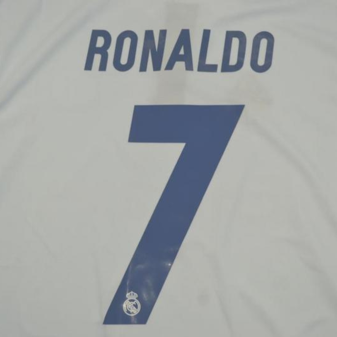 Camisa Real Madrid Home 16/17 - Versão Retrô "Cristiano Ronaldo" Nº 7