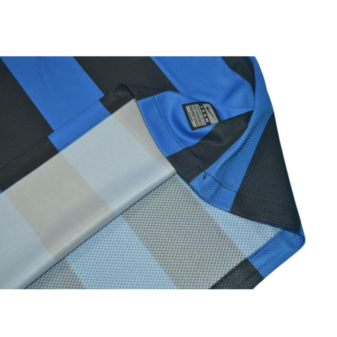 Camisa Retrô Inter de Milão Home UCL Finale Versão 2010 "J.Zanetti" N°.4