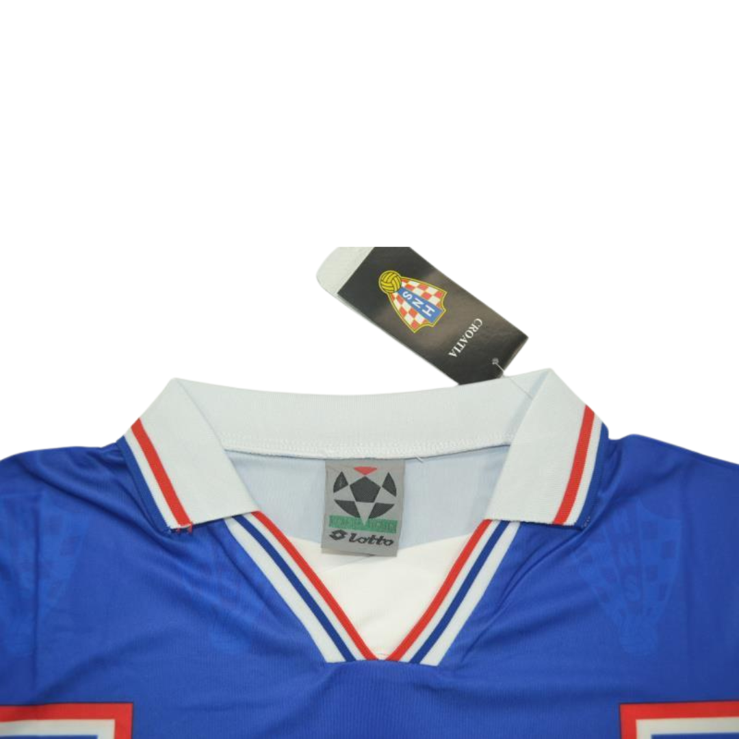 Camisa Retrô Croacia Away Copa do Mundo Versão 1998 "Šuker" N°9