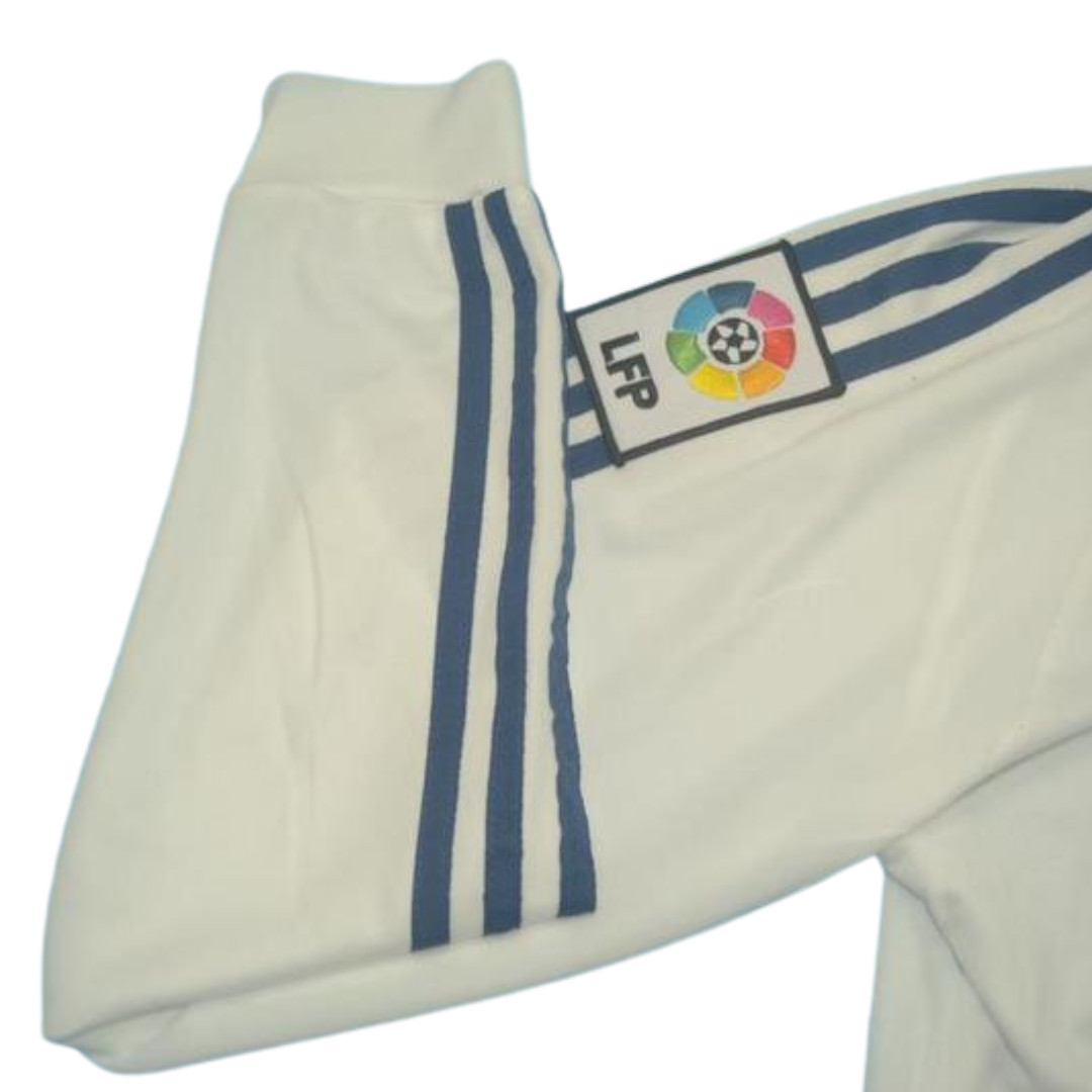 Camisa Real Madrid Manga Longa Home 01/02 - Versão Retrô