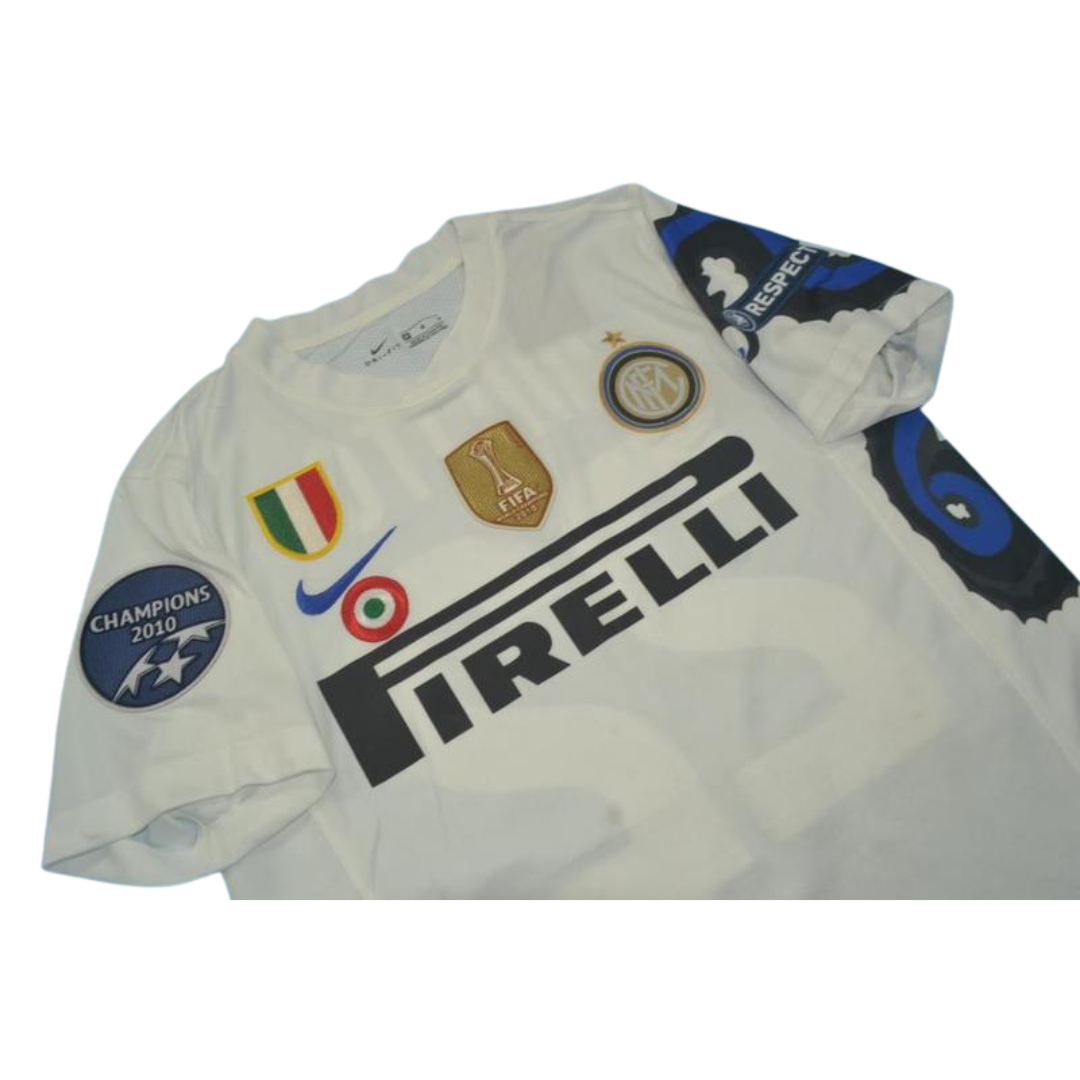 Camisa Retrô Inter de Milão Away  UCL Versão 10/11 "J.Zanetti" N°.4