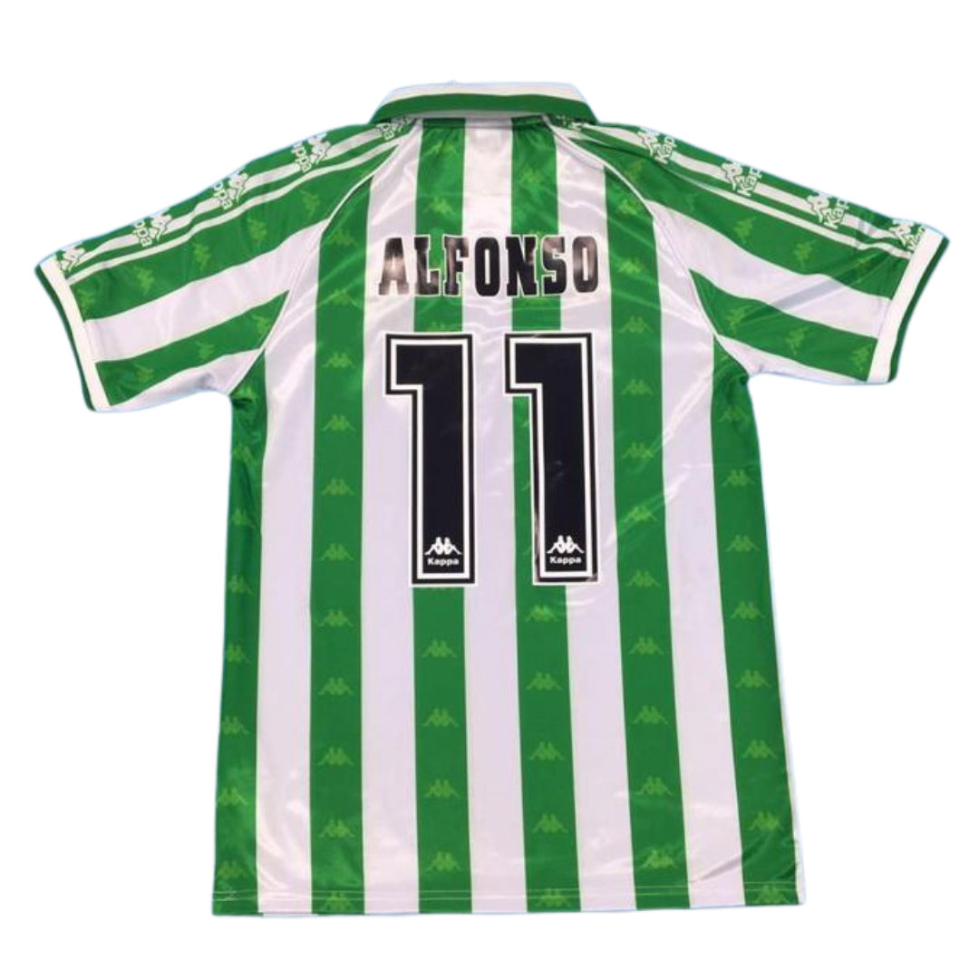 Camisa Real Betis Home 95/97 - Versão Retrô "Alfonso" Nº 11