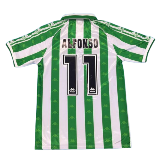 Camisa Real Betis Home 95/97 - Versão Retrô "Alfonso" Nº 11