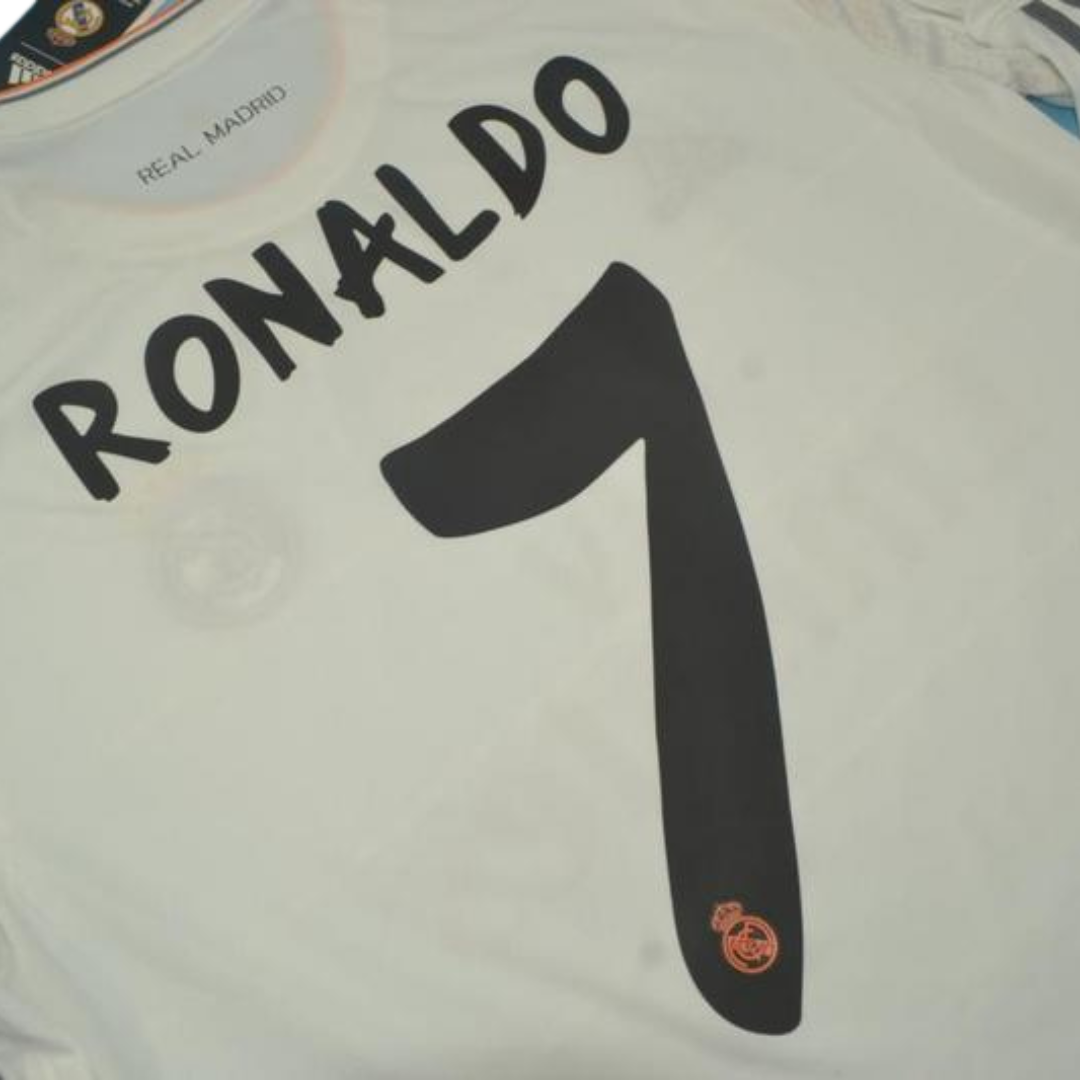 Camisa Real Madrid Manga Longa 13/14 - Versão Retrô "Cristiano Ronaldo" Nº 7