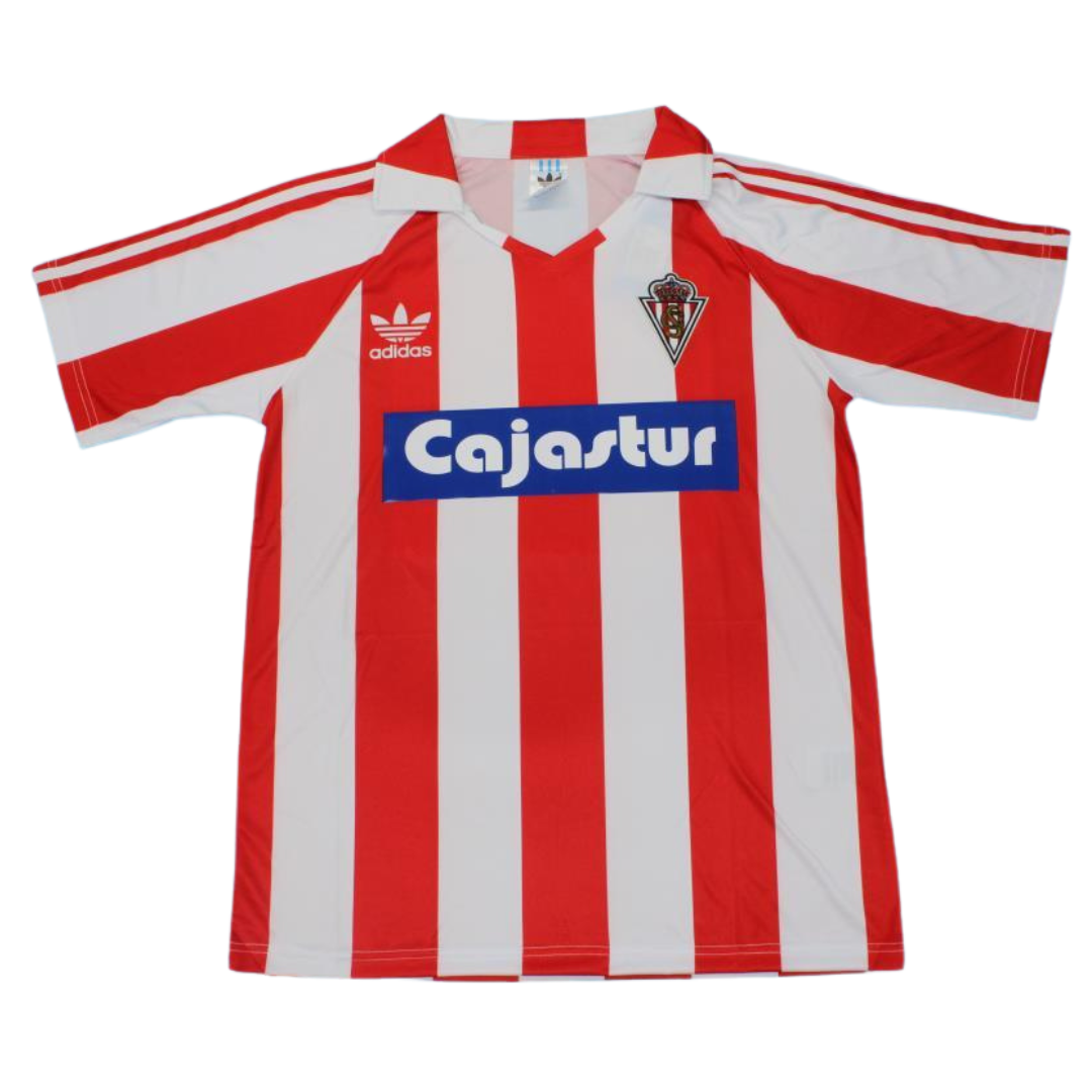 Camisa Real Sporting Gijón Home 86/87 - Versão Retrô