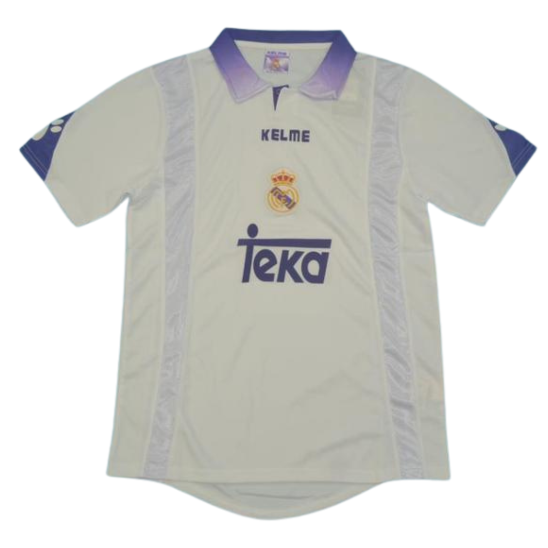 Camisa Real Madrid Home 97/98 - Versão Retrô "Mijatovic" Nº 8
