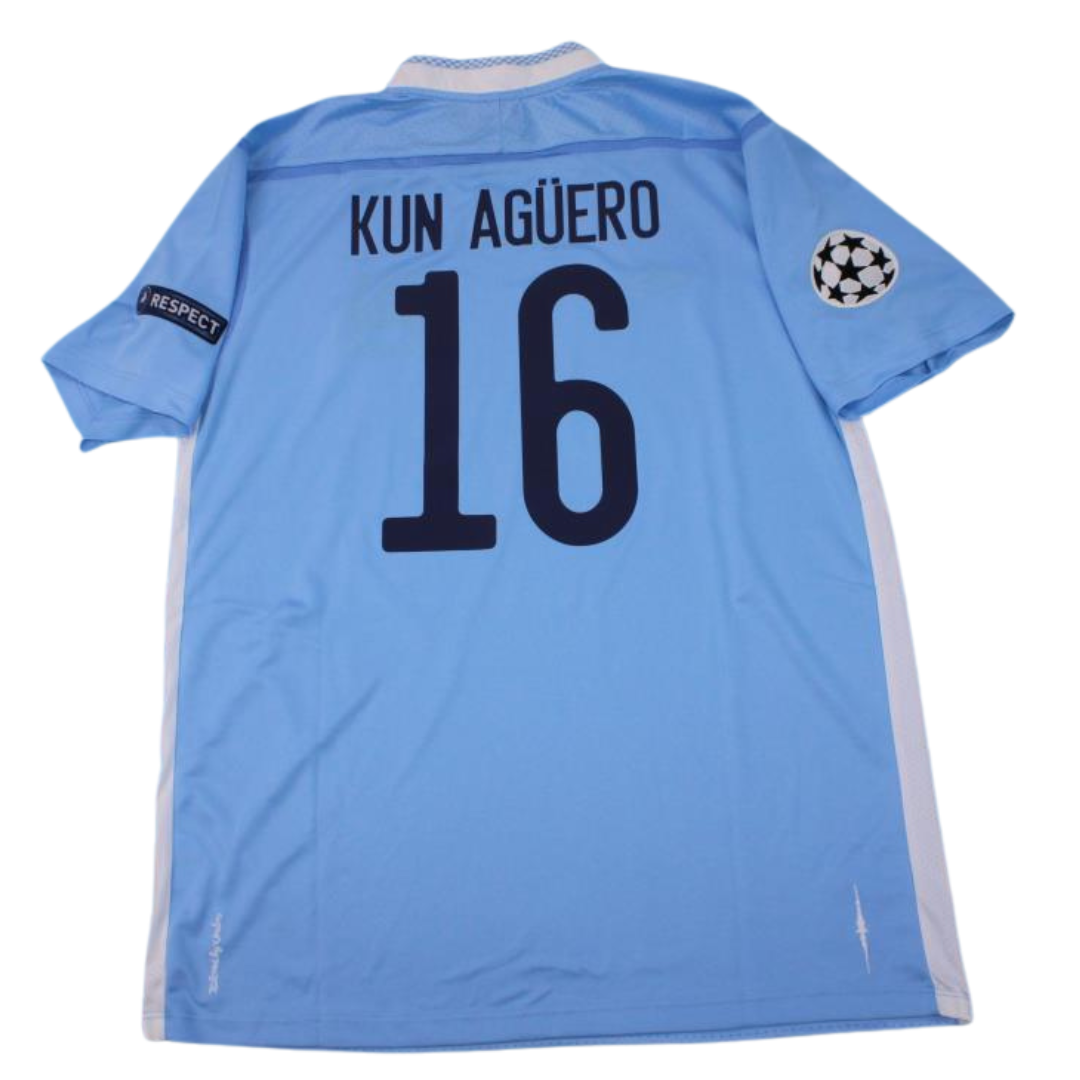 Camisa Manchester City Home 11/12 - Versão Retrô "Aguero" Nº 16