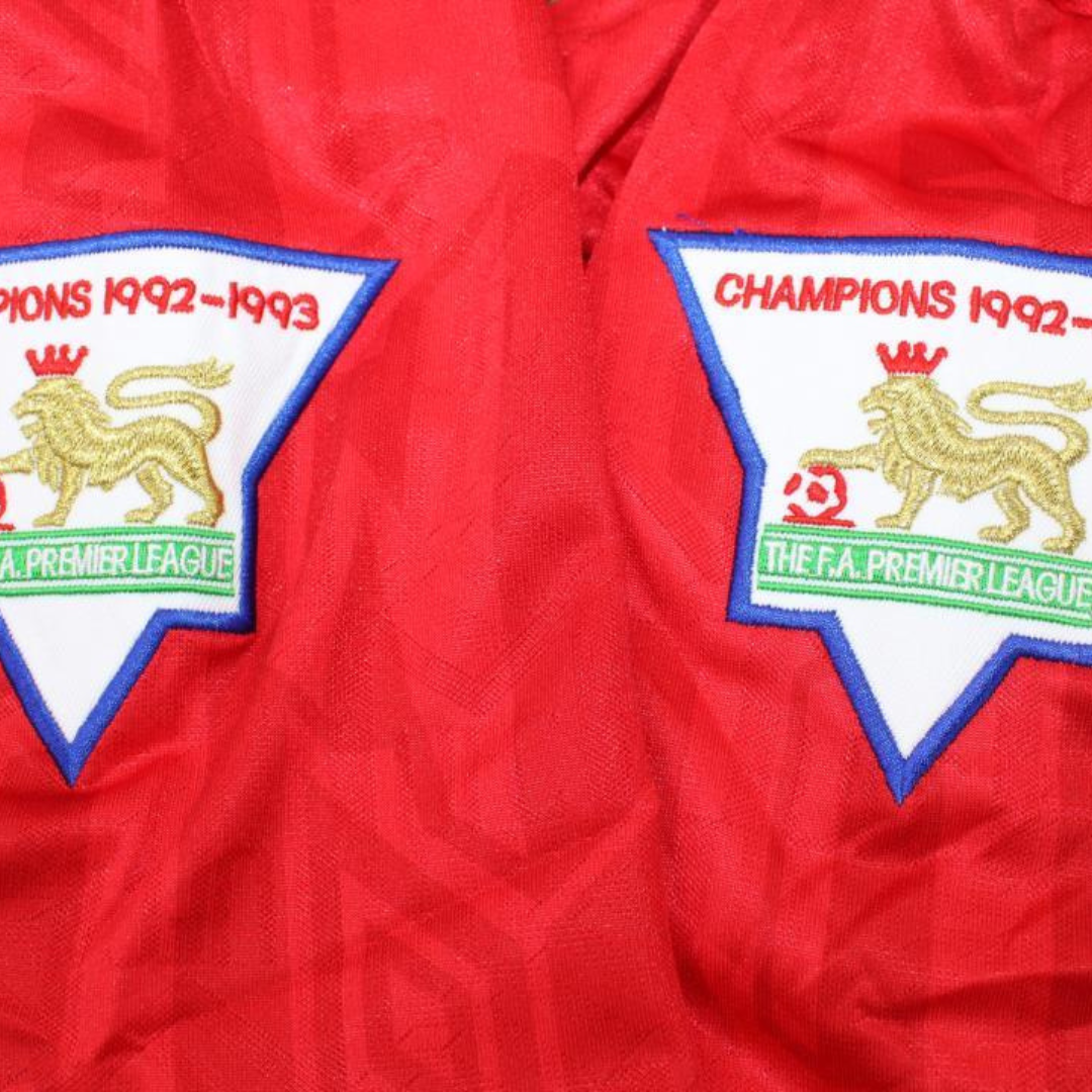 Camisa Manchester United Champions Home 92/93 - Versão Retrô