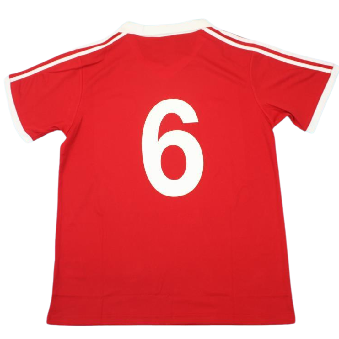 Camisa Manchester United Home 80/82 - Versão Retrô Nº 6