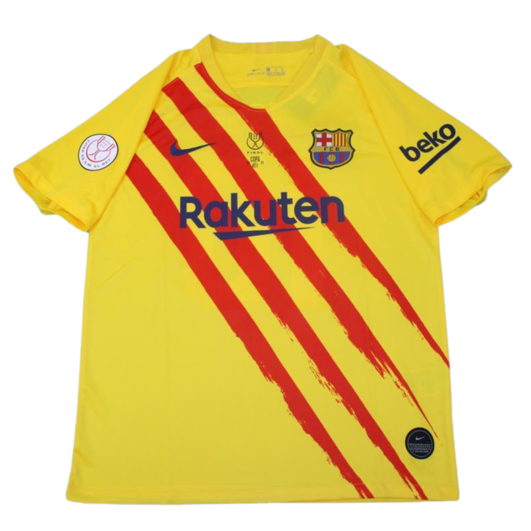 Camisa Barcelona Away 20/21 - Versão Retrô "Messi" Nº 10