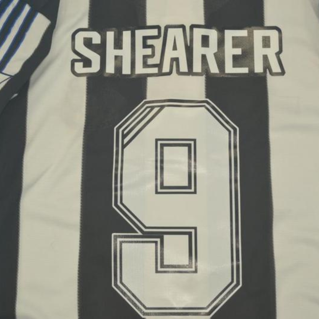 Camisa Newcastle United Home 95/97 - Versão Retrô "Shearer" Nº 9