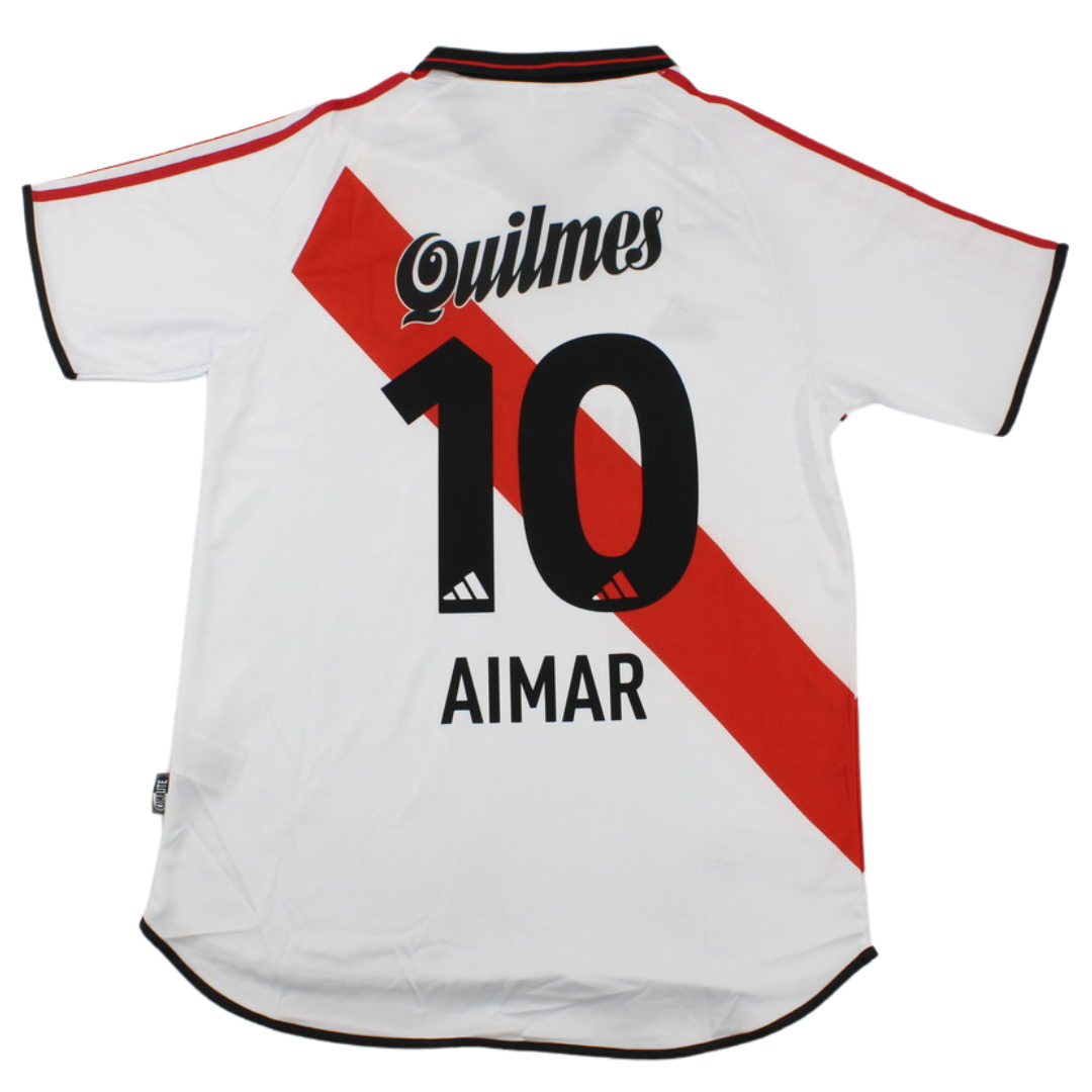 Camisa River Plate Home 00/01 - Versão Retrô "Aimar" N° 10
