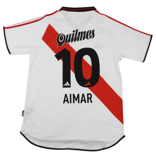 Camisa River Plate Home 00/01 - Versão Retrô "Aimar" N° 10