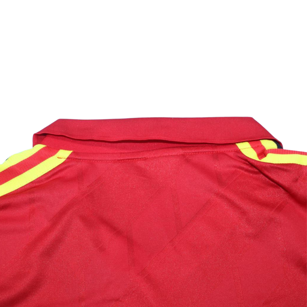 Camisa Retrô Bélgica Home Versão Jogador 1986