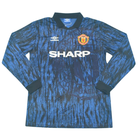 Camisa Manchester United Manga Longa 92/93 - Versão Retrô