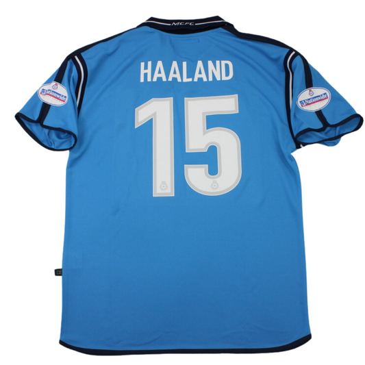 Camisa Manchester City Home 01/02 - Versão Retrô "Haaland" Nº 15