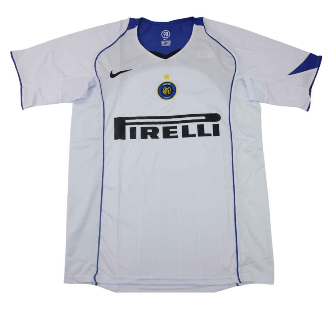 Camisa Retrô Inter de Milão Away UCL Versão 04/05 "Recoba" N°.20