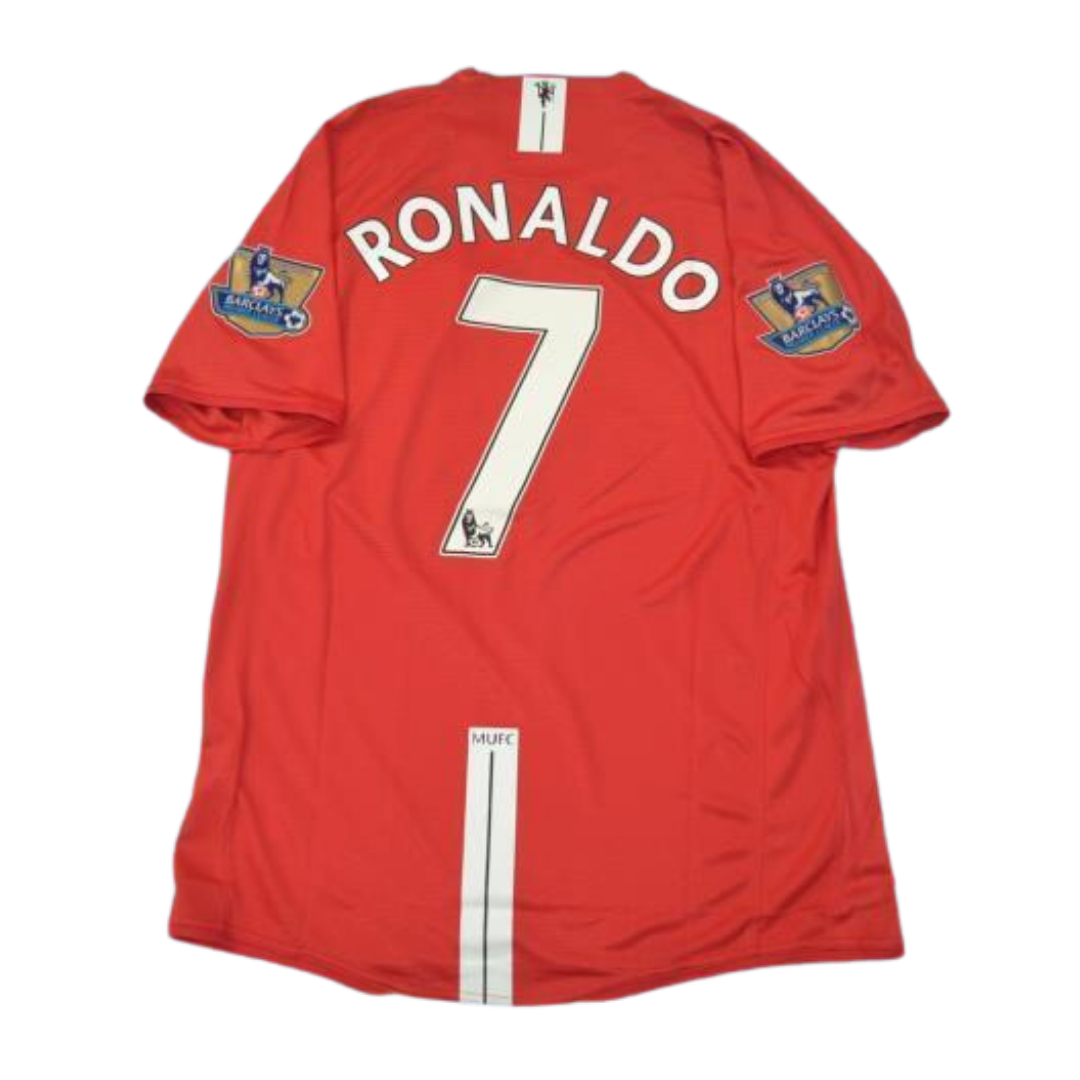 Camisa Manchester United Home 07/09 - Versão Retrô "Cristiano Ronaldo" Nº 7