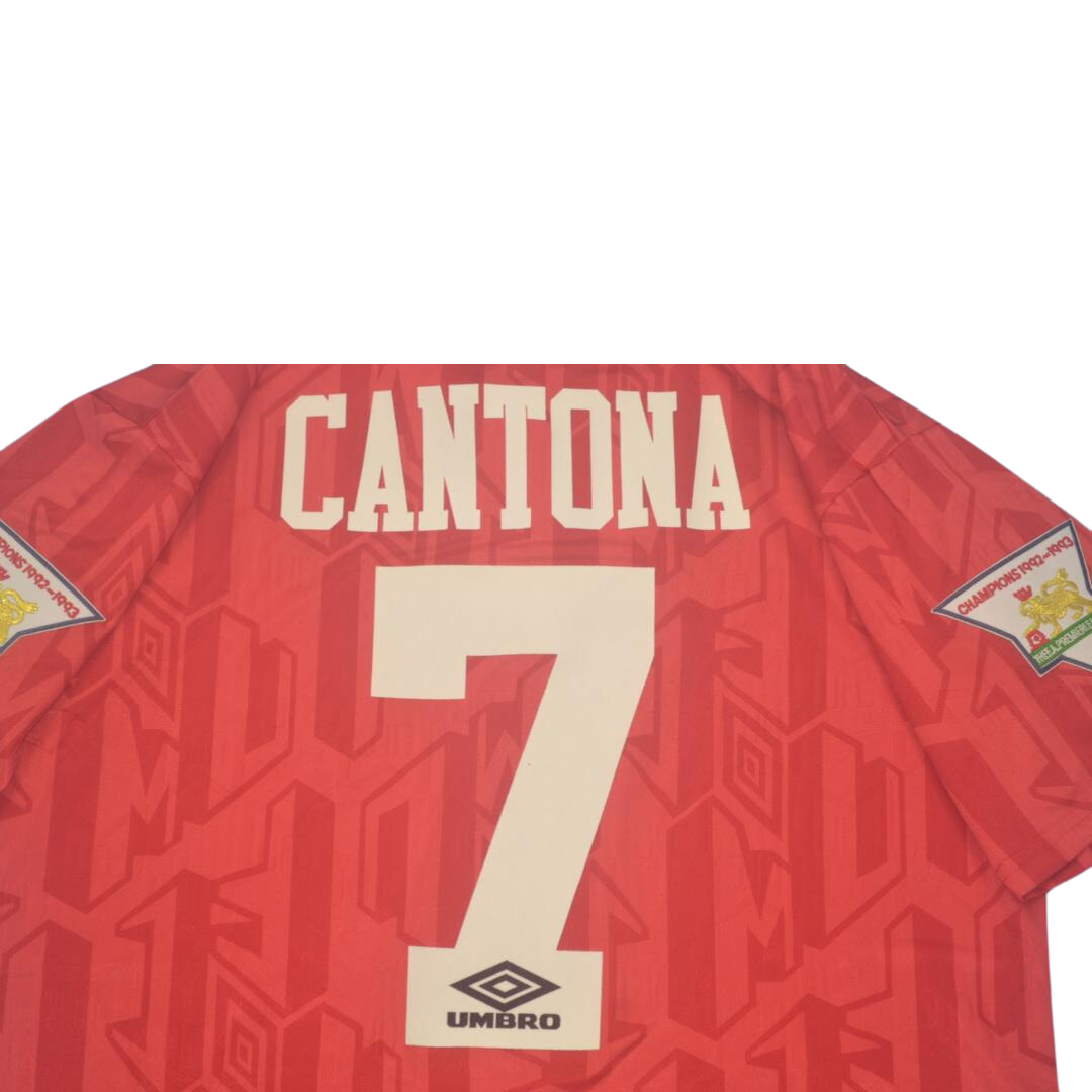 Camisa Manchester United Home 92/94 - Versão Retrô "Cantona" Nº 7