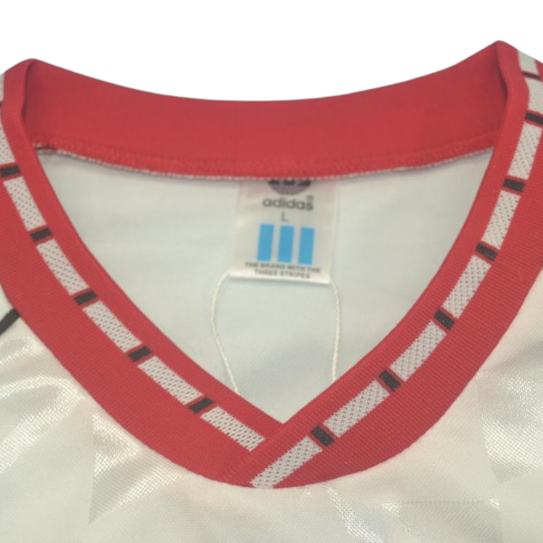 Camisa Manchester United Away 1991 - Versão Retrô "Lopes" Nº 10