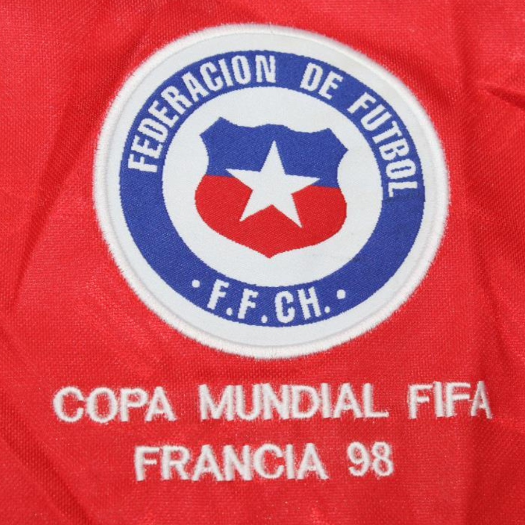 Camisa Chile Manga Longa Home 1998 - Versão Retrô