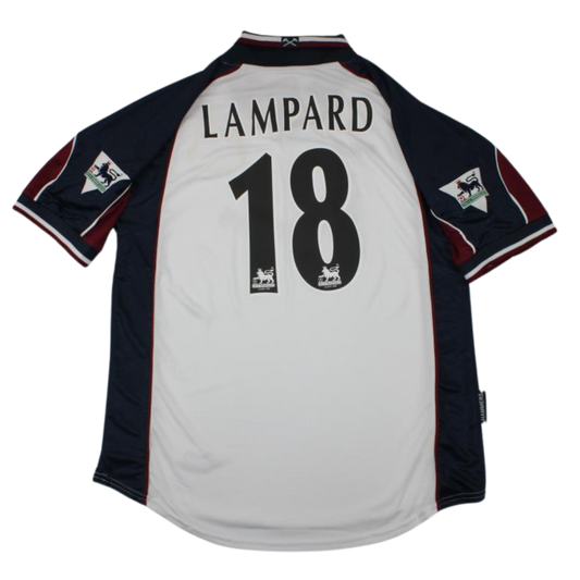 Camisa West Ham Third Away 99/00 - Versão Retrô "Lampard" Nº 18