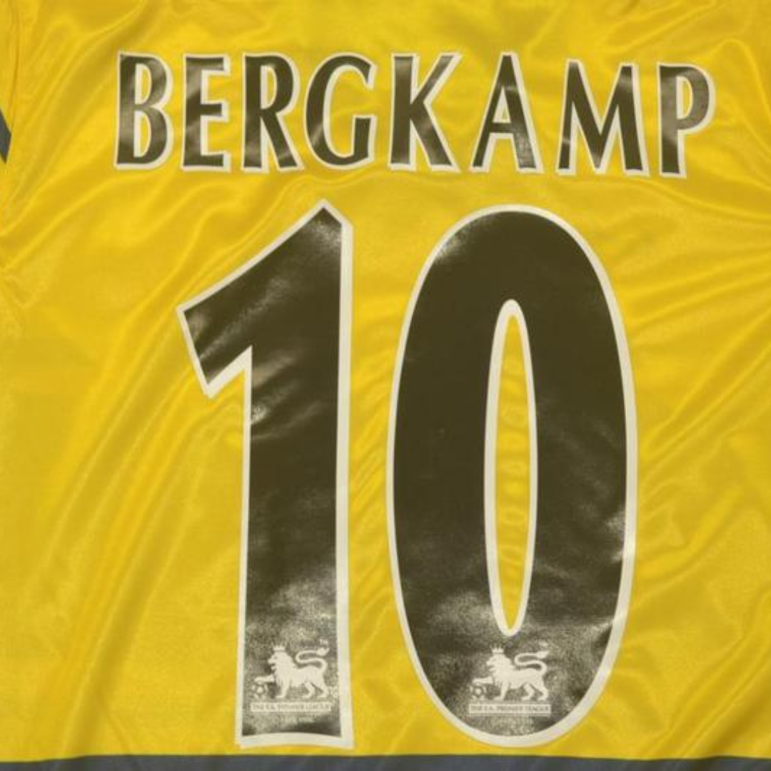 Camisa Arsenal Away 97/99 "Bergkamp" - Versão Retrô
