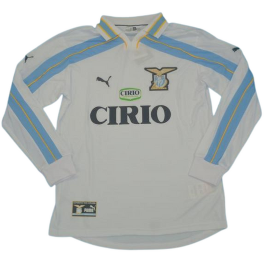 Camisa Lazio Manga Longa Away 99/00 - Versão Retrô