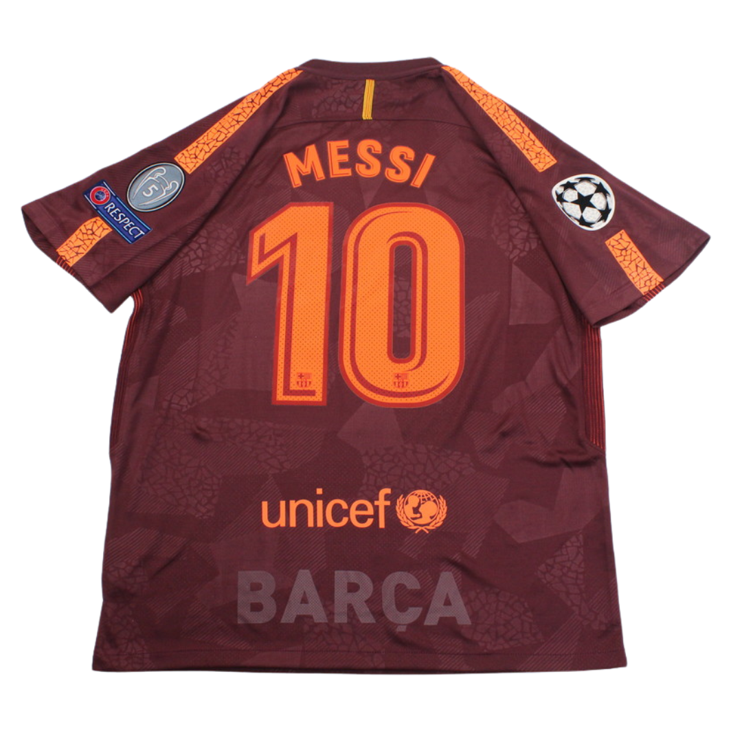 Camisa Barcelona Third Away 17/18 - Versão Retrô "Messi" Nº 10