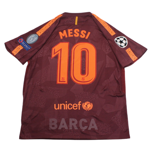 Camisa Barcelona Third Away 17/18 - Versão Retrô "Messi" Nº 10