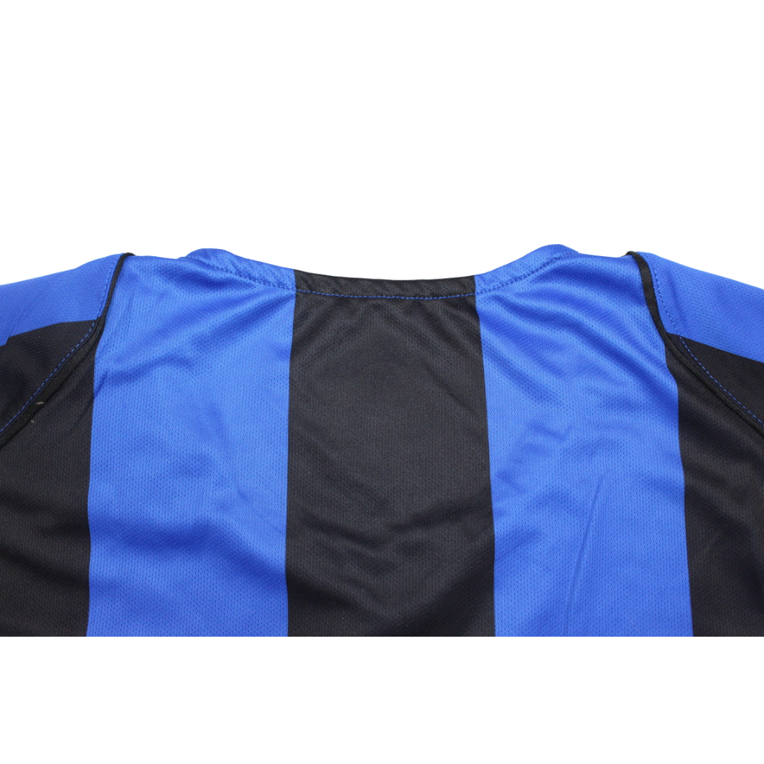 Camisa Inter de Milão Manga Longa 04/05 - Versão Retrô "Zanetti" Nº 4